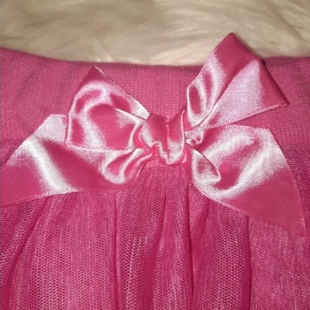 4 Layered Tulle Tutu Skirt for Girls Kids Size:7 - Costumes- Dance